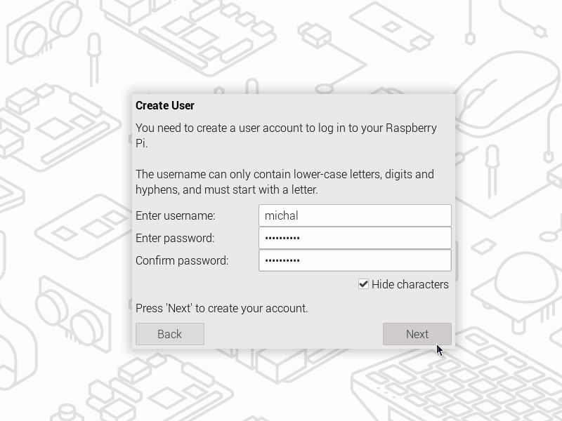 Raspberry Pi 5 pierwsze uruchomienie systemu