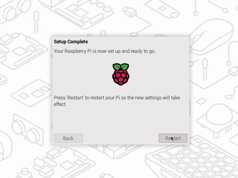 Raspberry Pi 5 pierwsze uruchomienie systemu